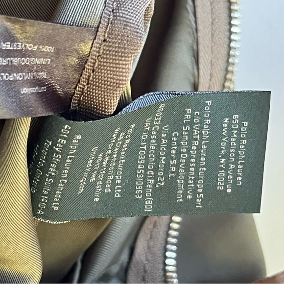 Ralph Lauren RLL Green Top Handel Tote Bag - Picture 9 of 11